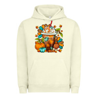 Pigment Pistachio Thanksgiving Frappe Coffee Urban Hoodie - FaDigitalArtStudio