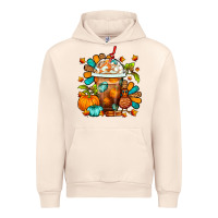 Sandshell Thanksgiving Frappe Coffee Urban Hoodie - FaDigitalArtStudio
