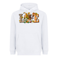 White Love Gnome Heavyweight Hoodie - texasbilliewilder