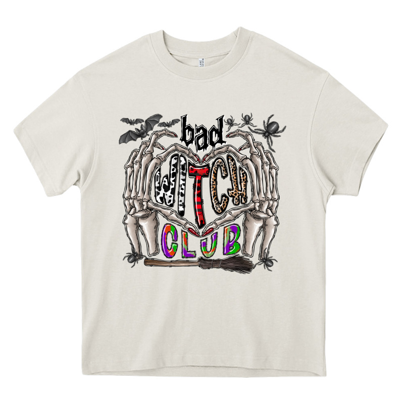 Bad Witch Club Heavy Core Tee by CowhideDigitalArt | Teevron