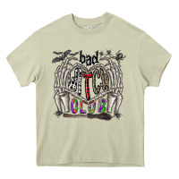 Mossy bad witch club Heavy Core Tee - CowhideDigitalArt
