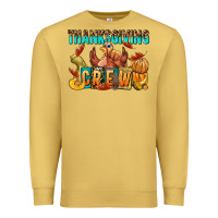 Antique Gold Thanksgiving crew Premium Sweatshirt - NancyCooperArtShop