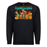 Black Thanksgiving crew Premium Sweatshirt - NancyCooperArtShop