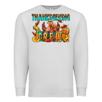Dove Grey Thanksgiving crew Premium Sweatshirt - NancyCooperArtShop