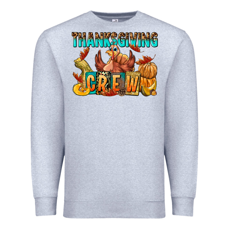 Thanksgiving Crew Premium Sweatshirt by NancyCooperArtShop | Teevron