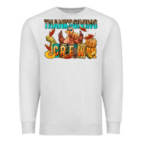 Oatmeal Heather Thanksgiving crew Premium Sweatshirt - NancyCooperArtShop