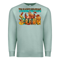 Seafoam Thanksgiving crew Premium Sweatshirt - NancyCooperArtShop