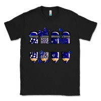 Black valentine's day school pencils navy blue Classic Tee - MaliasSmallBusiness