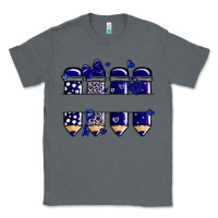 Charcoal Heather valentine's day school pencils navy blue Classic Tee - MaliasSmallBusiness