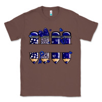 Chestnut valentine's day school pencils navy blue Classic Tee - MaliasSmallBusiness