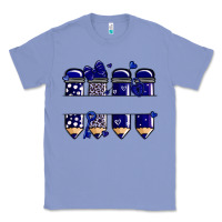 Colony Blue valentine's day school pencils navy blue Classic Tee - MaliasSmallBusiness