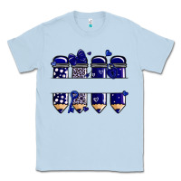 Dusty Blue valentine's day school pencils navy blue Classic Tee - MaliasSmallBusiness