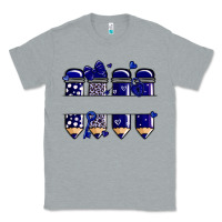 Heather Grey valentine's day school pencils navy blue Classic Tee - MaliasSmallBusiness