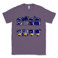 Lavender valentine's day school pencils navy blue Classic Tee - MaliasSmallBusiness