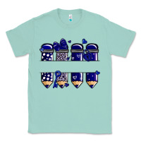 Seafoam valentine's day school pencils navy blue Classic Tee - MaliasSmallBusiness