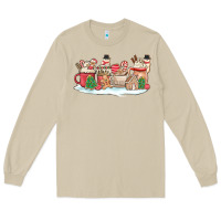 Mushroom christmas cookie coffe cups Long Sleeve Tee - MaliasSmallBusiness