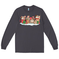 Smoke christmas cookie coffe cups Long Sleeve Tee - MaliasSmallBusiness