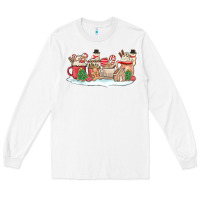 White christmas cookie coffe cups Long Sleeve Tee - MaliasSmallBusiness