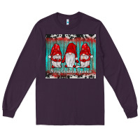 Plum merry christmas gnomies tumbler Long Sleeve Tee - JahusDesignShop