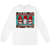 White merry christmas gnomies tumbler Long Sleeve Tee - JahusDesignShop