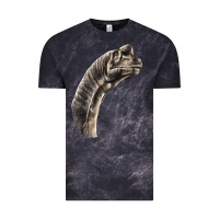 Cloud Black brachiosaurus face Vintage Tee - LillyAllenDesigns
