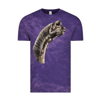 Cloud Purple brachiosaurus face Vintage Tee - LillyAllenDesigns