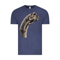 Vintage Denim brachiosaurus face Vintage Tee - LillyAllenDesigns
