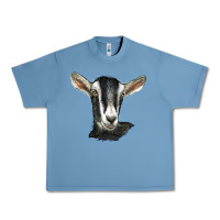 Pebble Blue alpine goat head Urban Heavy Tee - LillyAllenDesigns