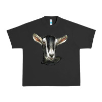 Pigment Black alpine goat head Urban Heavy Tee - LillyAllenDesigns