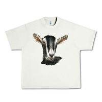 Pistachio alpine goat head Urban Heavy Tee - LillyAllenDesigns