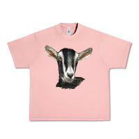 Salmon alpine goat head Urban Heavy Tee - LillyAllenDesigns