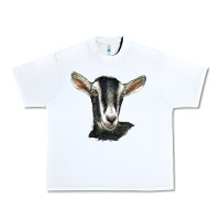 White alpine goat head Urban Heavy Tee - LillyAllenDesigns