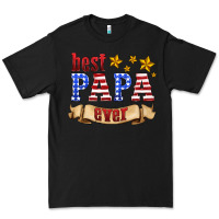 Black best papa ever Premium Tee - HRA Design Shop