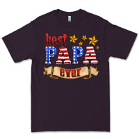 Plum best papa ever Premium Tee - HRA Design Shop