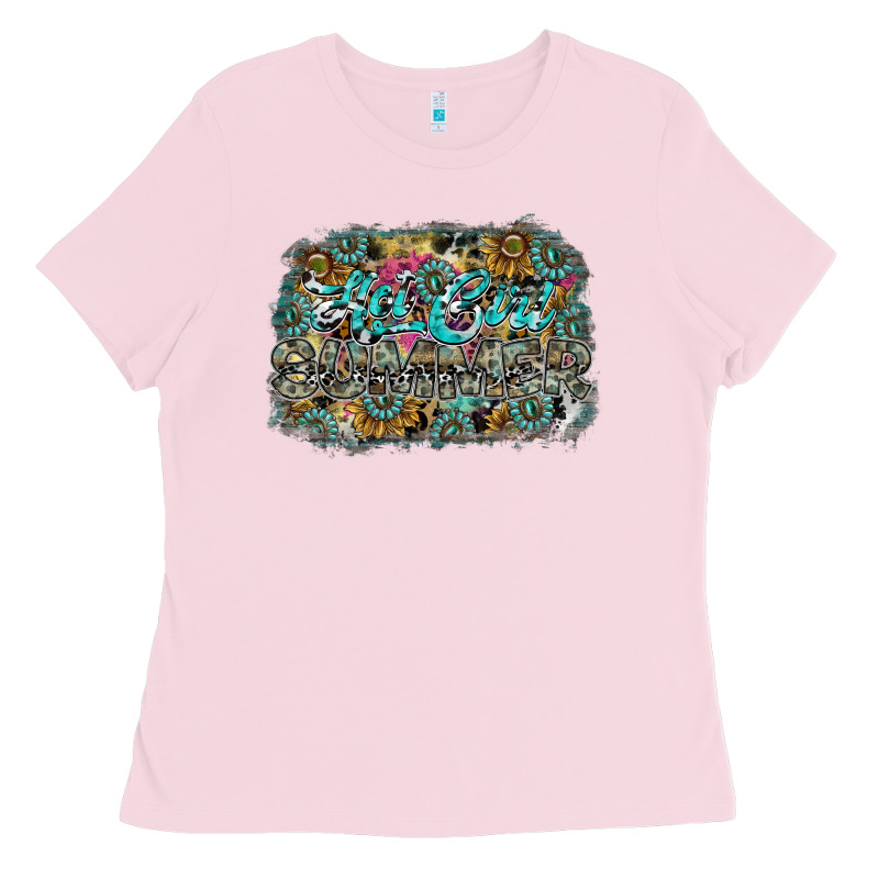 Hot Mom Summer Ladies Tee by SublimationCraftShop | Teevron