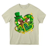 Mossy St. Patrick's Day lucky heart Heavy Core Tee - Neo Western