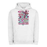 Pigment Lunar Rock My God is stronger than Cancer Urban Hoodie - FaDigitalArtStudio