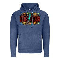 Vintage Denim lightning bolt mama christmas Vintage Hoodie - Jasminsmagicworld