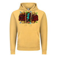 Vintage Mustard lightning bolt mama christmas Vintage Hoodie - Jasminsmagicworld