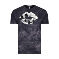 Cloud Black soccer lips Vintage Tee - AdoDesignShop