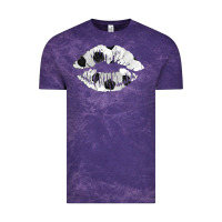 Cloud Purple soccer lips Vintage Tee - AdoDesignShop