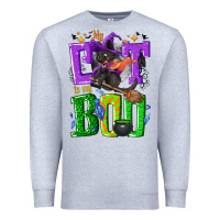 Heather Grey My cat is my boo Halloween Premium Sweatshirt - NancyCooperArtShop