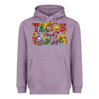 Lavender Tacos and tequila Heavyweight Hoodie - NancyCooperArtShop