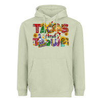 Matcha Tacos and tequila Heavyweight Hoodie - NancyCooperArtShop