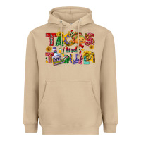 Mushroom Tacos and tequila Heavyweight Hoodie - NancyCooperArtShop
