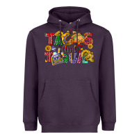 Plum Tacos and tequila Heavyweight Hoodie - NancyCooperArtShop
