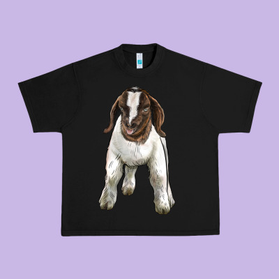 Baby Boer Goat Urban Heavy Tee Designed By Lillyallendesigns