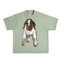 Oil Green baby boer goat Urban Heavy Tee - LillyAllenDesigns