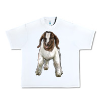 White baby boer goat Urban Heavy Tee - LillyAllenDesigns
