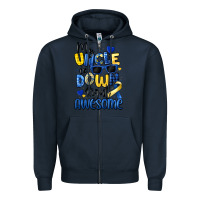 Navy my uncle is down right awesome Zipper Hoodie - Artiststas